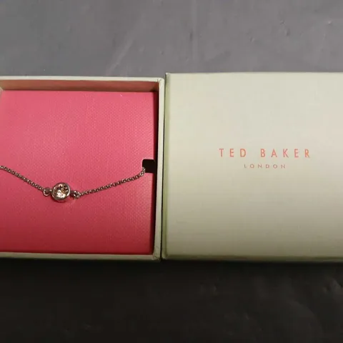 BOXED TED BAKER SARSA PLAIN CRYSTAL BRACELET