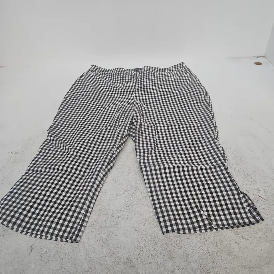 NOBODY'S CHILD WOMEN'S GINGHAM TROUSERS – UK 14