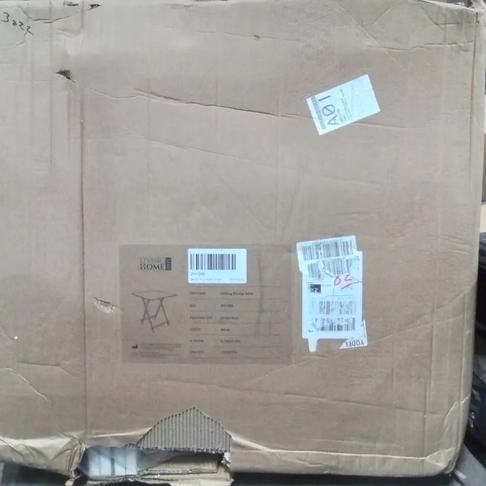 BOXED LIVING AND HOME FOLDING DINING TABLE