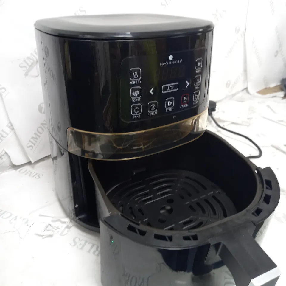 COOK'S ESSENTIALS AIR FRYER - BLACK