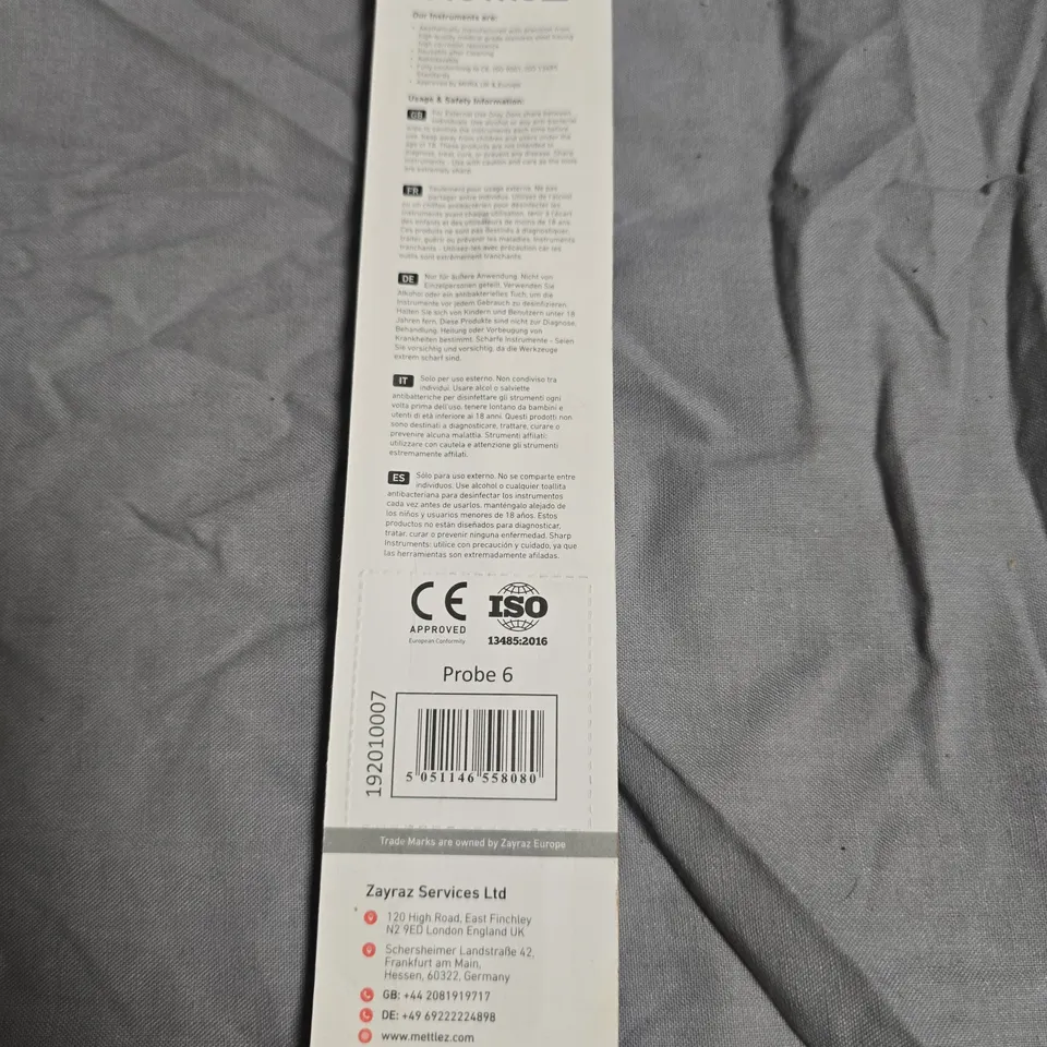APPROXIMATELY 8 METTLEZ PROBE 6 REUSABLE HYGIENIC INSTRUMENT (DENTAL PROBE)