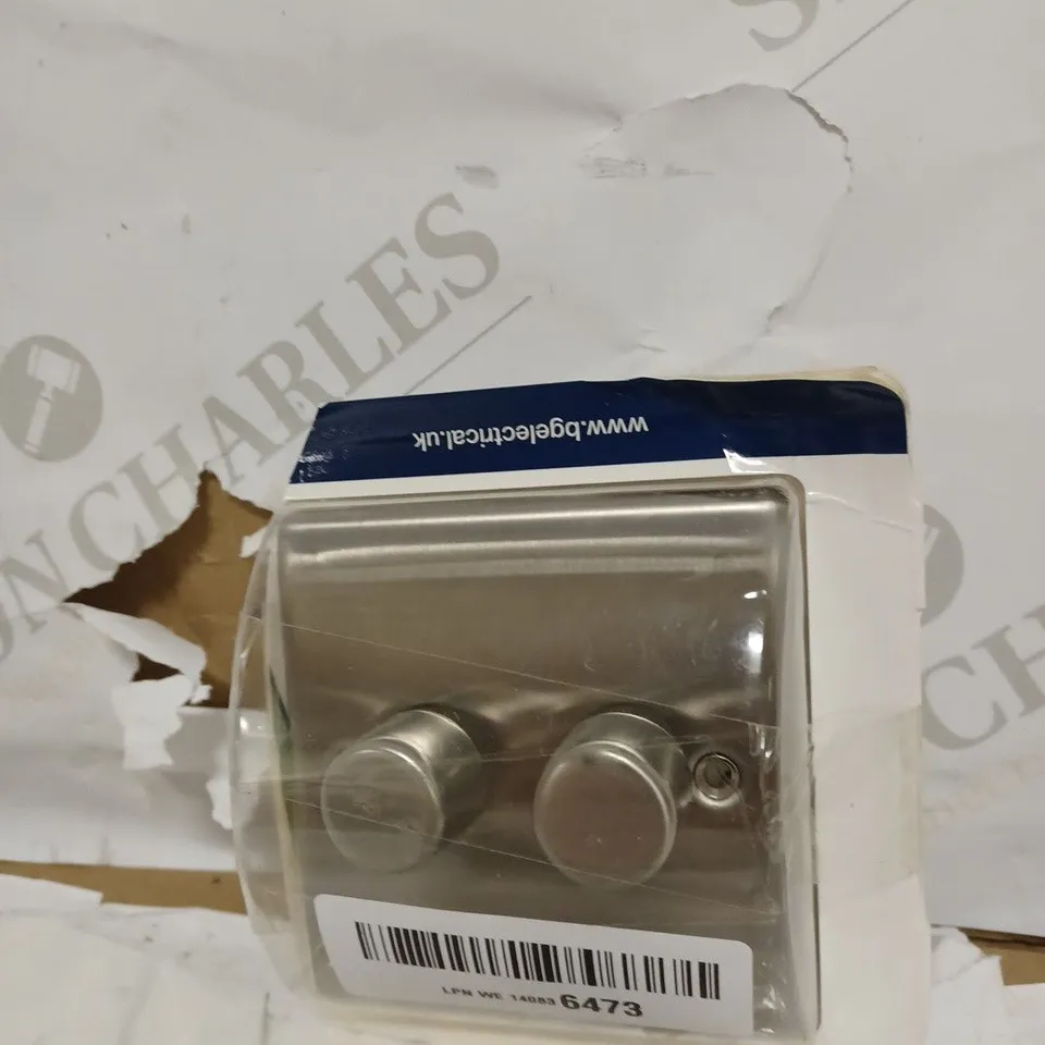 BG ELECTRICAL DOUBLE DIMMER INTELLIGENT LIGHT SWITCH