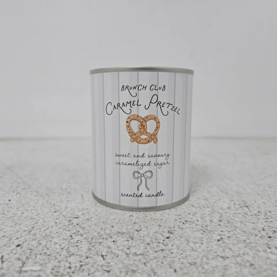 BRUNCH CLUB CARAMEL PRETZEL SCENTED CANDLE