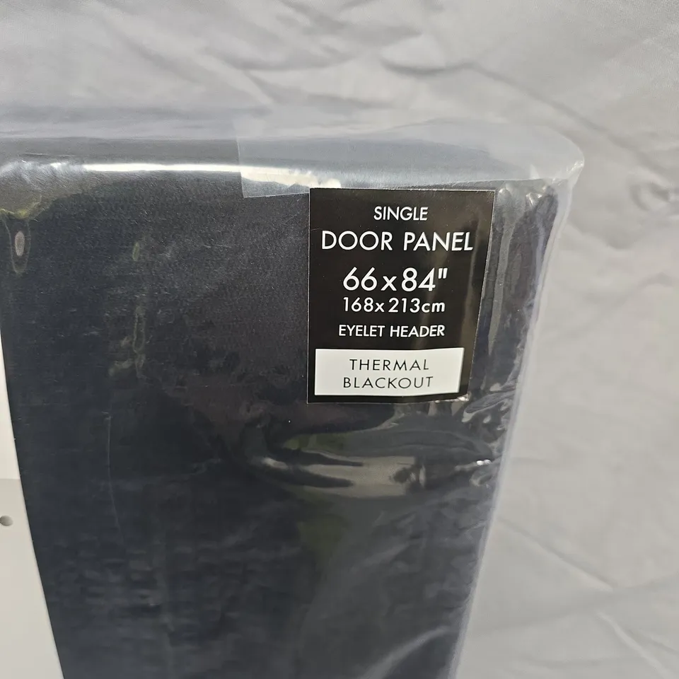 CATHERINE LANSFIELD STUDIO DESIGNER COLLECTION SINGLE DOOR PANEL - 66 X 84 IN (168 X 213 CM), EYELET HEADER, THERMAL BLACKOUT