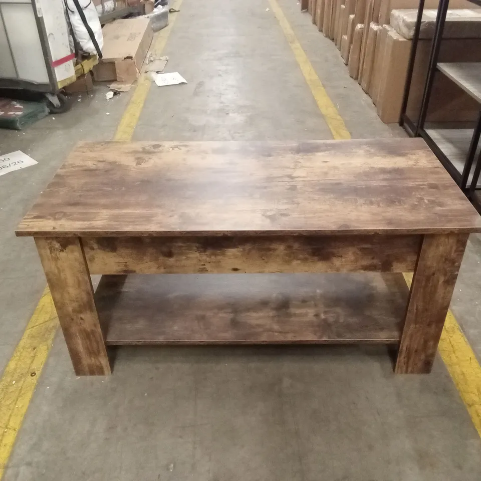 DESIGNER LIFT-TOP COFFEE TABLE