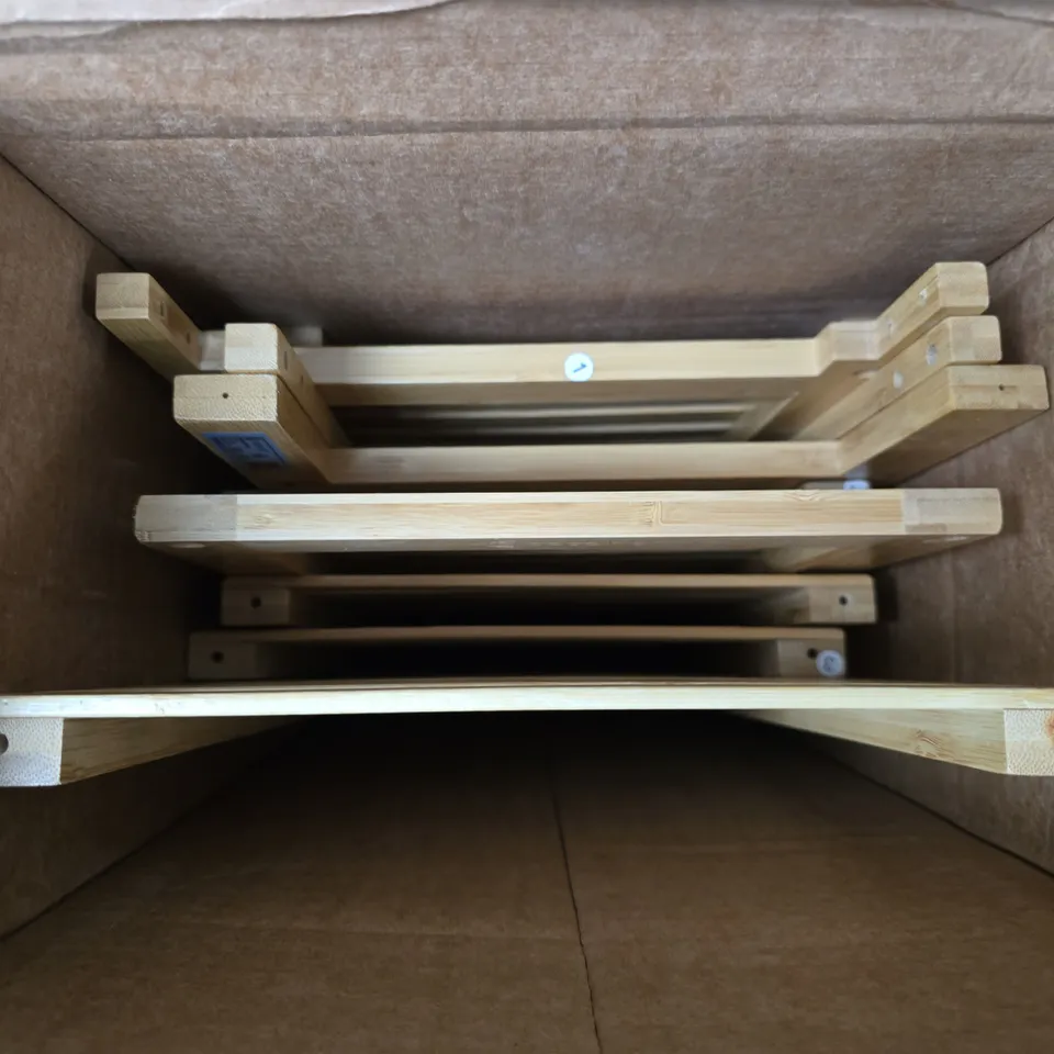 BOXED CASARIA BAMBOO STANDING SHELF UNIT