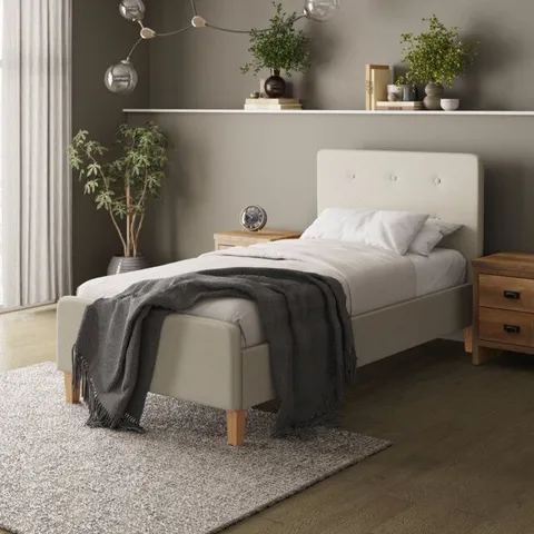 BOXED ELINOR 3FT UPHOLSTERED BED (3 BOXES)