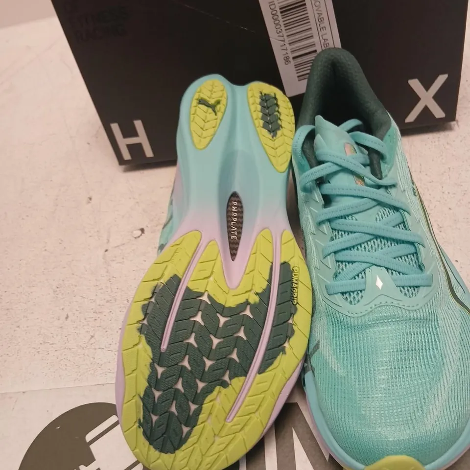 PUMA DEVIATE NITRO 4 HYROX WNS – INTENSE MINT-LAVENDER, UK 6