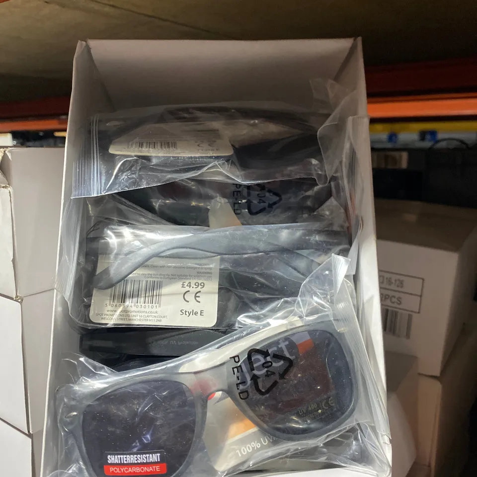6 BOXES OF 12 BRAND NEW PAIRS OF SUNGLASSES