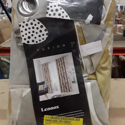 100% COTTON READY MADE EYELET CURTAIN (SET OF 2)
