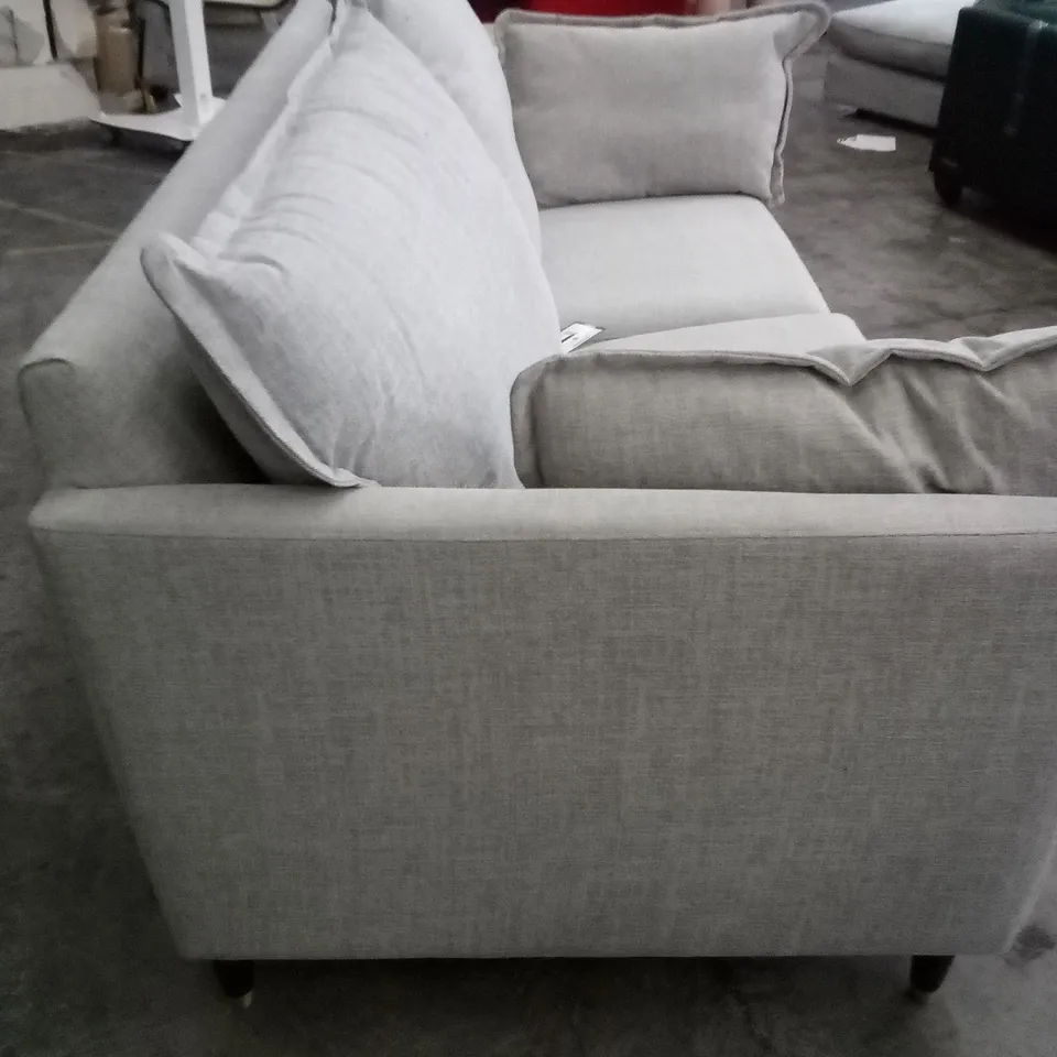 QUALITY THE LOUNGE CO DESIGNER 2.5 SEATER SOFA - GREY FABRIC 
