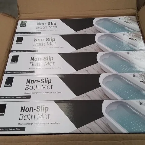 BOX CONTAINING APPROXIMATELY 20 BRAND NEW NON SLIP BATH MATS