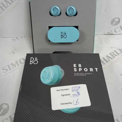 BOXED BANG & OLUFSEN BEOPLAY E8 SPORT TWS EARPHONES - BLUE