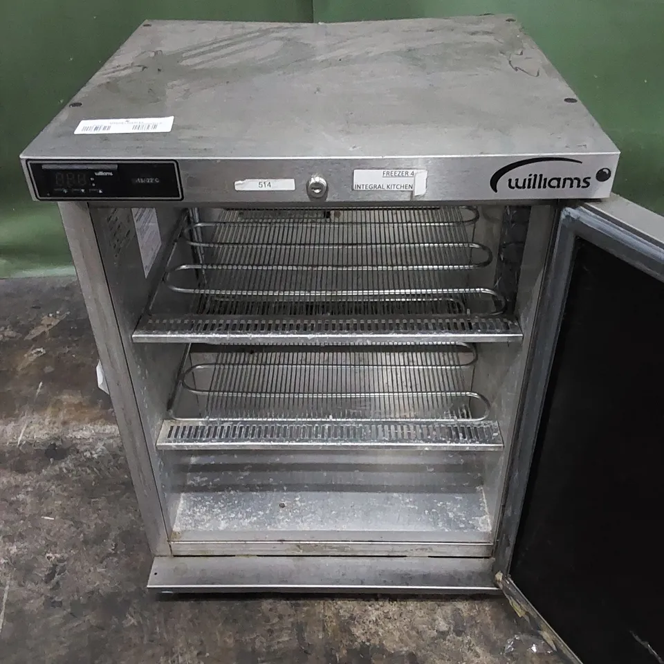 WILLIAMS LA135SA R290 R1 AMBER COMMERCIAL UNDER COUNTER FREEZER