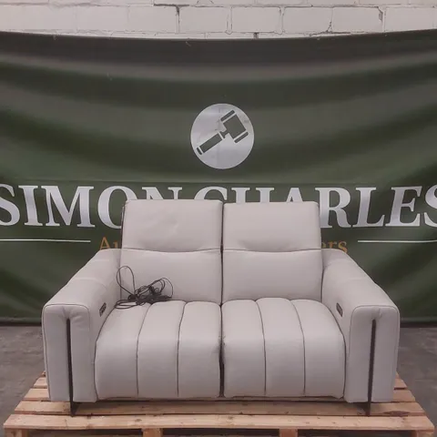 QUALITY DESIGNER ITALIAN MADE LEATHER UPHOLSTERED GIORGIO LOVESEAT