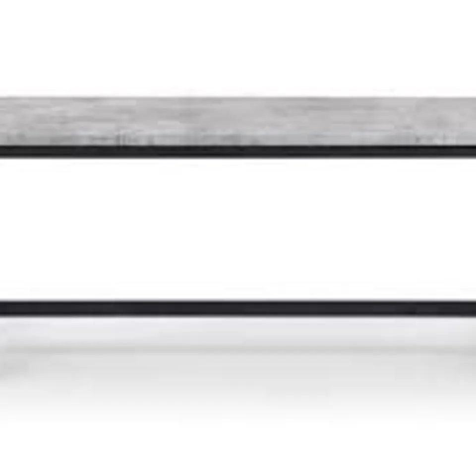 BOXED JULIAN BOWEN STATEN BENCH - BLACK/CONCRETE EFFECT (1 BOX)