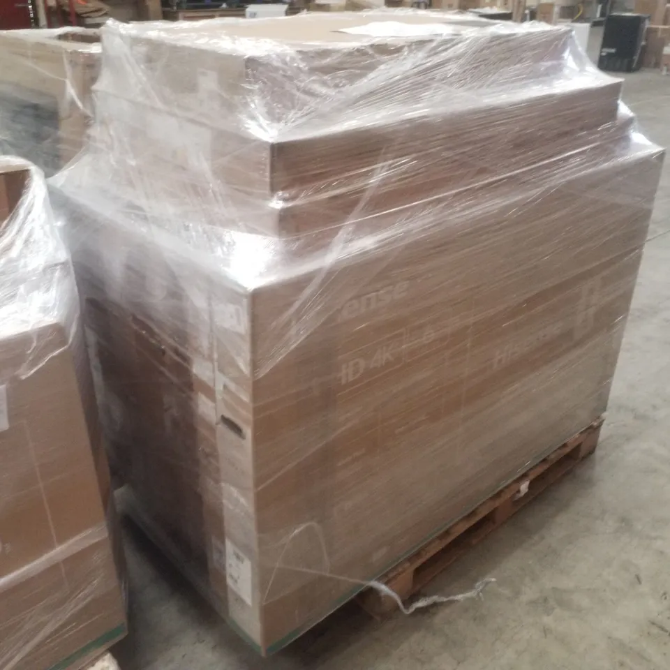 PALLET CONTAINING APPROXIMATELY 10 ASSORTED DAMAGED TVS