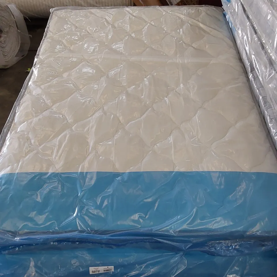 BAGGED 4FT6 DOUBLE SIZED MEMORY FOAM MATTRESS 