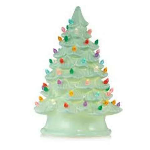 SANTA EXPRESS PRE LIT VINTAGE STYLE CHRISTMAS TREE ORNAMENT