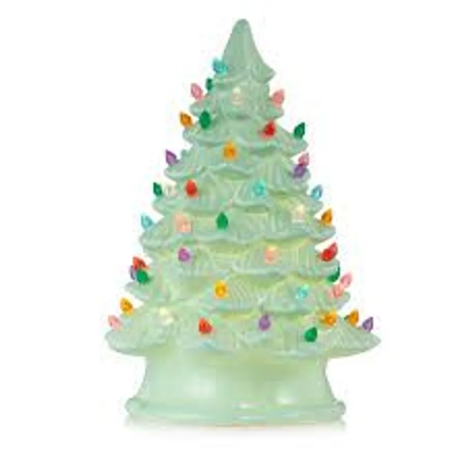 SANTA EXPRESS PRE LIT VINTAGE STYLE CHRISTMAS TREE ORNAMENT