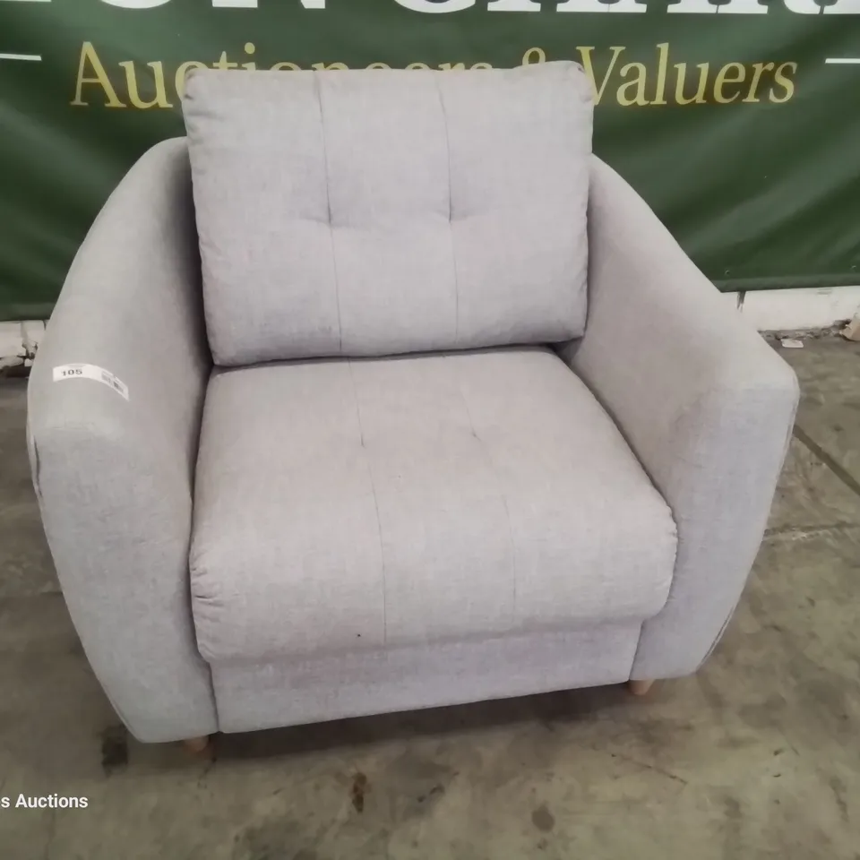 QUALITY BRITISH DESIGNER & MANUFACTURED G PLAN VINTAGE NANCY ARMCHAIR FIZZLE SODA FABRIC 