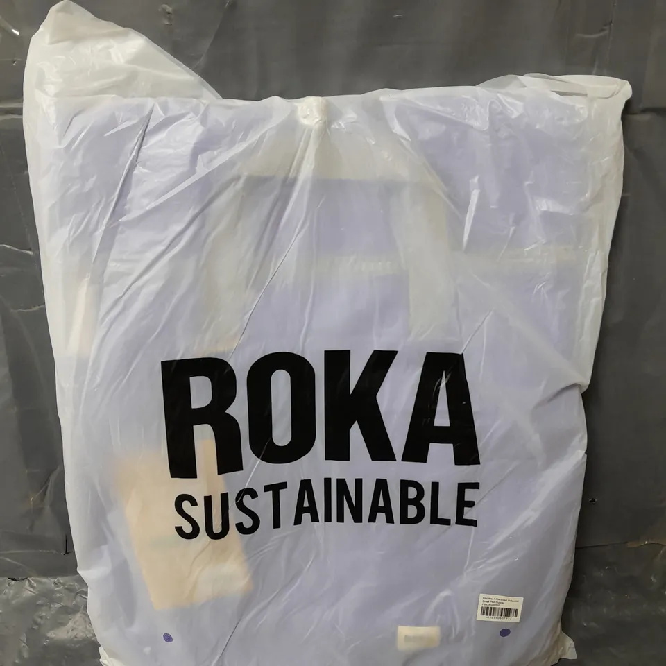 BAGGED ROKA FINCHLEY A RECYCLED POLYESTER SMALL PERI PURPLE BAG