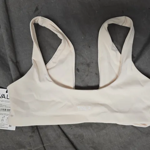 T/ALA DAYFLEX TWIST FRONT BRA IN BUTTERMILK SIZE MEDIUM