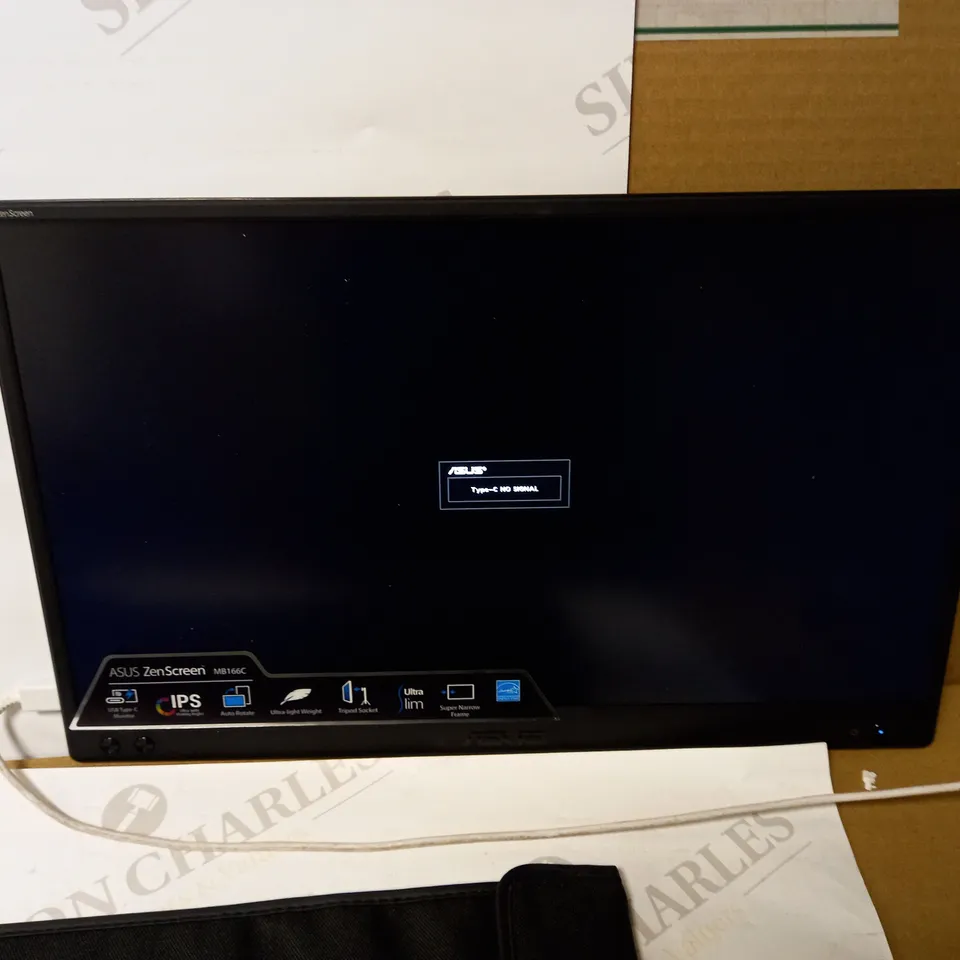 ASUS ZENSCREEN MB166C 15.6 INCH 1080P PORTABLE USB MONITOR