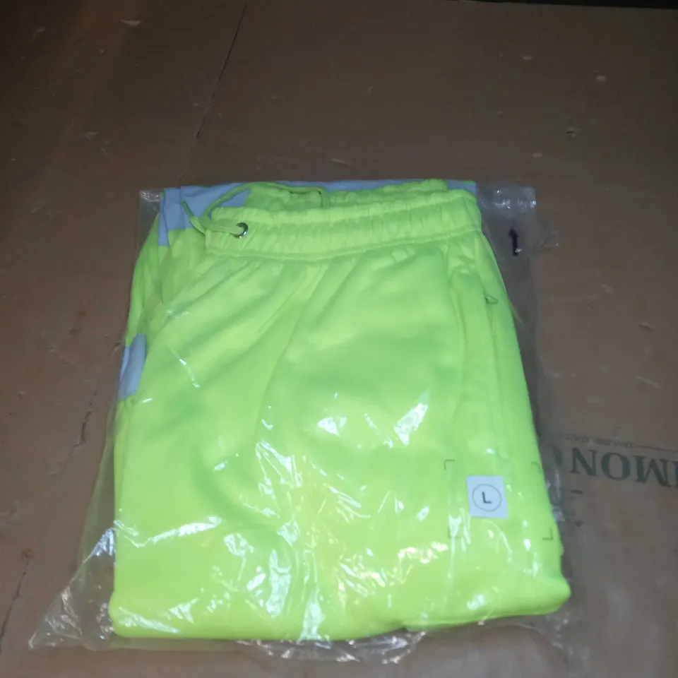 HI-VIS WORK TROUSERS SIZE L