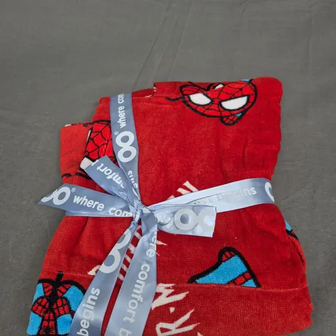 BAGGED BEACH OODIE TOWEL - SPIDERMAN