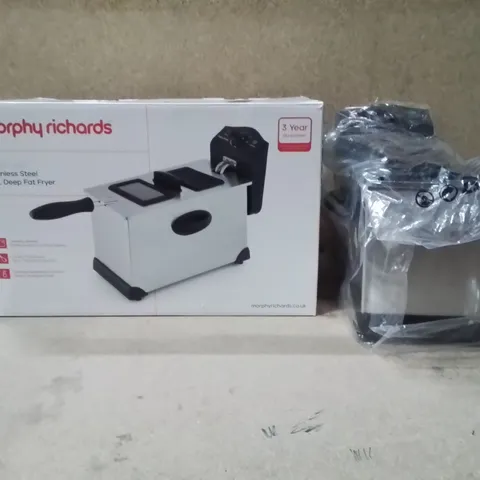 BOXED MORPHY RICHARDS 3.5L STAINLESS STEEL DEEP FAT FRYER