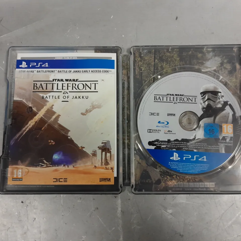 STAR WARS BATTLEFRONT LIMITED EDITION STEELBOOK FOR PS4 