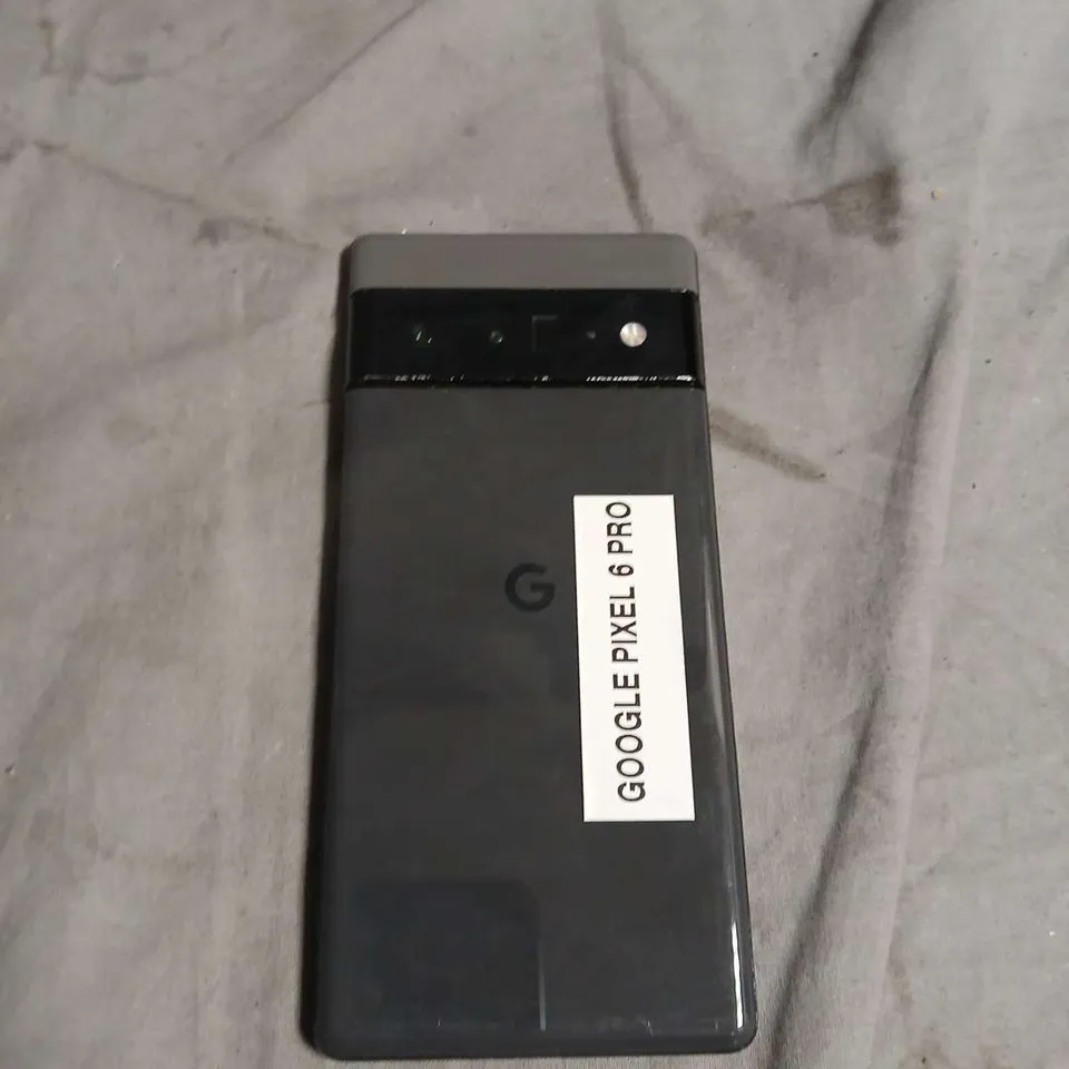 GOOGLE PIXEL 6 PRO SMARTPHONE – BLACK – CRACKED FRONT SCREEN