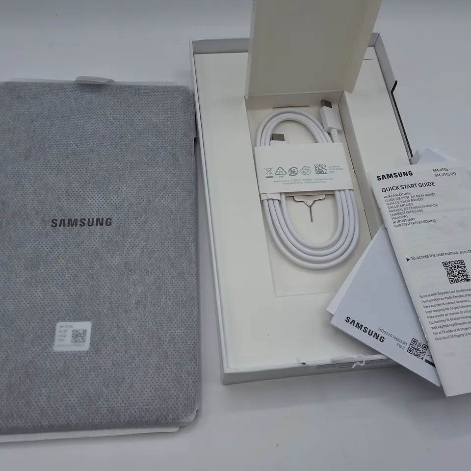 BOXED SAMSUNG GALAXY TAB A9 4/64GB IN GRAPHITE - SM-X115