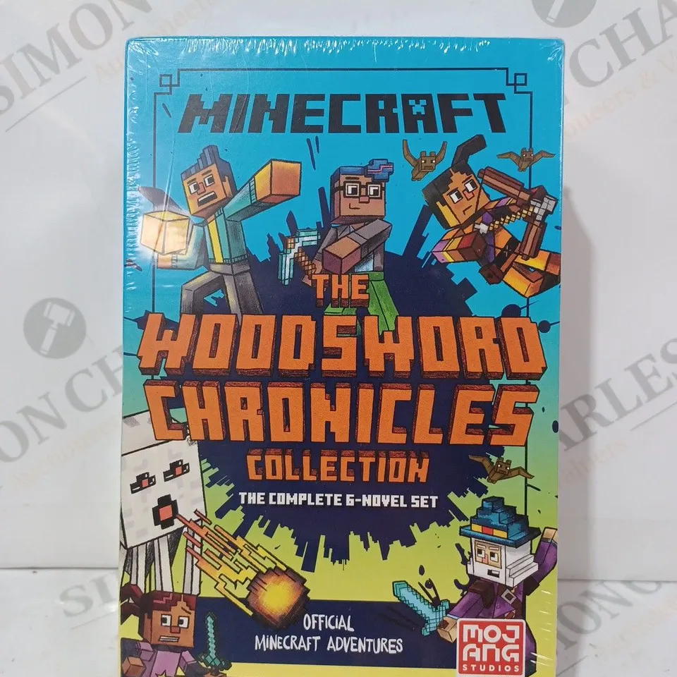 BOXED MOJANG MINECRAFT THE WOODSWORD CHRONICLES COMPLETE 6-NOVEL SET