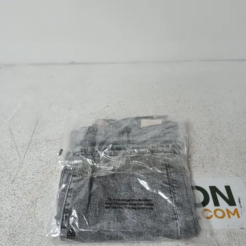 REBEL LOW WIDE JEANS GREY SIZE 36