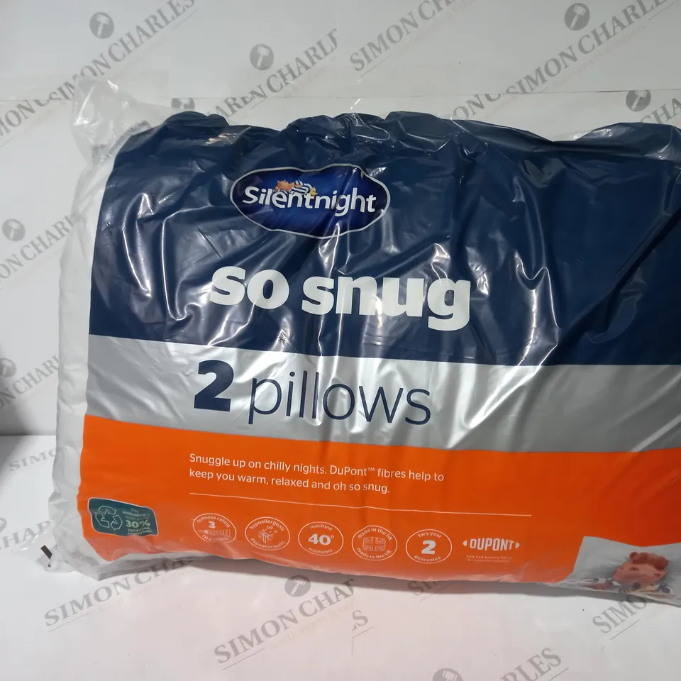 SILENT NIGHT SET OF 2 SO SUNG PILLOWS 