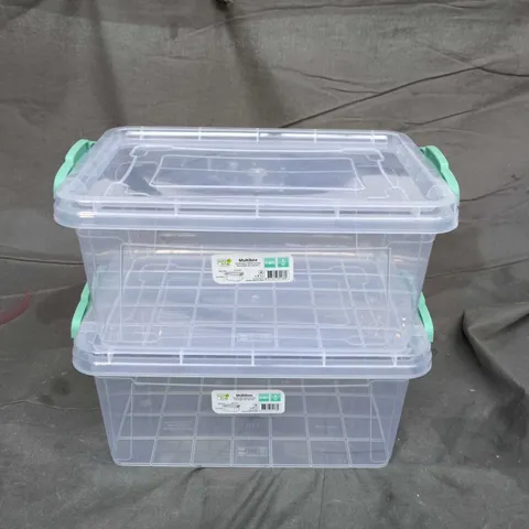 SET OF 2 STORAGE BOXES
