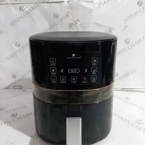 BOXED COOK'S ESSENTIALS 4L AIR FRYER IN BLACK