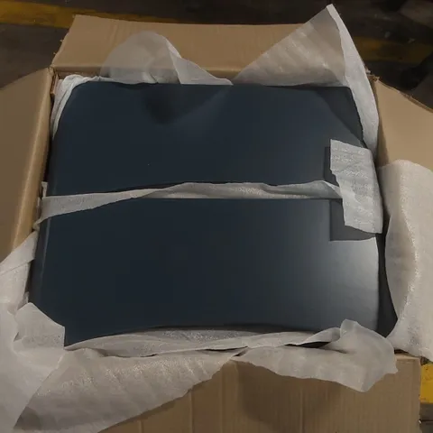 BOXED HARBY 600 WALL VANITY UNIT, H500 x W590 x D454mm - BLUE (1 BOX)