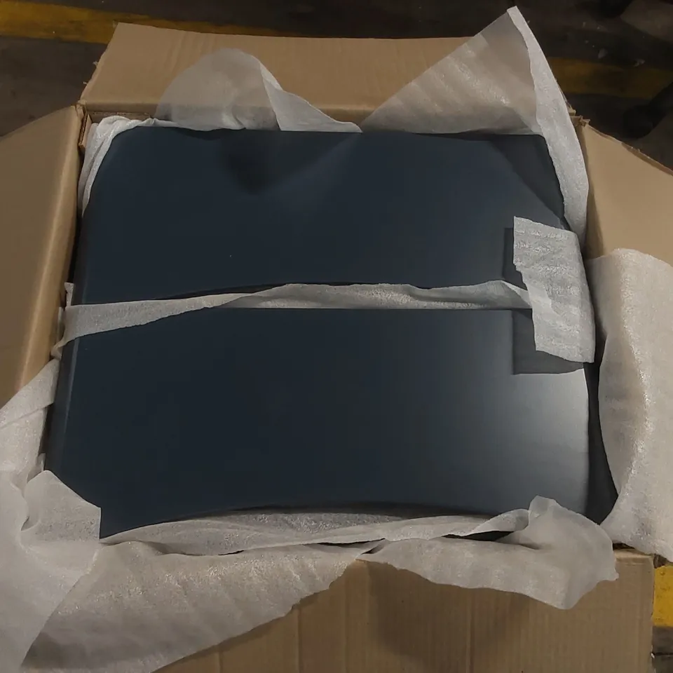 BOXED HARBY 600 WALL VANITY UNIT, H500 x W590 x D454mm - BLUE (1 BOX)