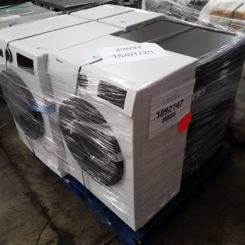 PALLET OF APPROXIMATELY 4 UNPROCESSED RAW RETURN WHITE GOODS TO INCLUDE