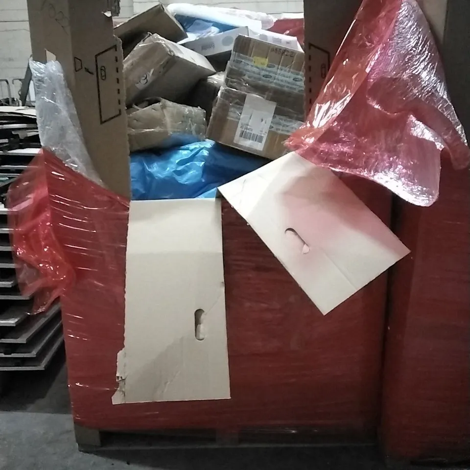 PALLET OF HOUSEHOLD ITEMS TO INCLUDE STYLE FASHION TOY,FOAM CLIMBING BLOCKS, MIRROR, PUZZLE MAT 3000 AND OTHER ASSORTED ITEMS..L