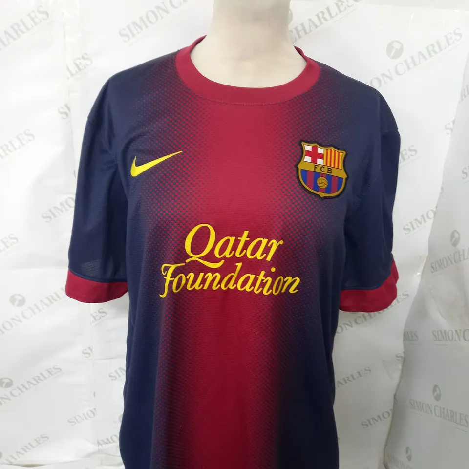 FC BARCELONA 2012-13 HOME SHIRT SIZE UNSPECIFIED