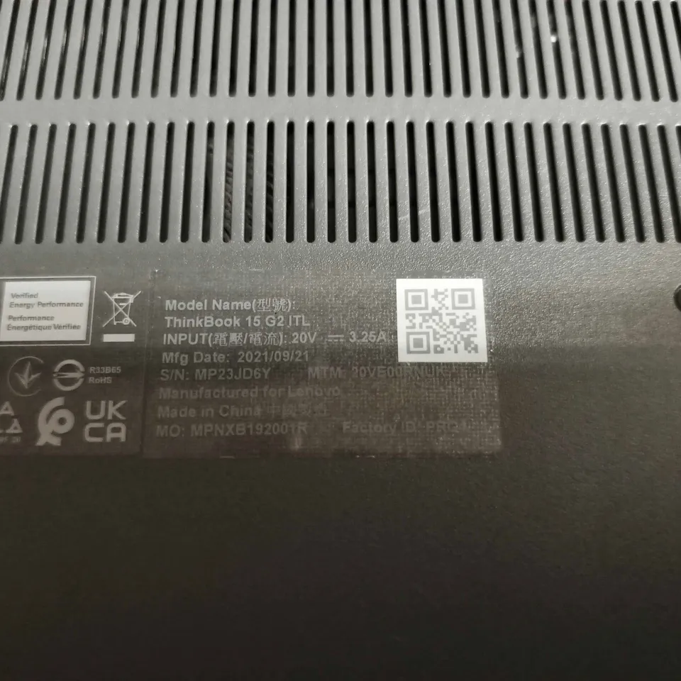 LENOVO THINKBOOK 15 G2 ITL LAPTOP – 15.6-INCH, SILVER