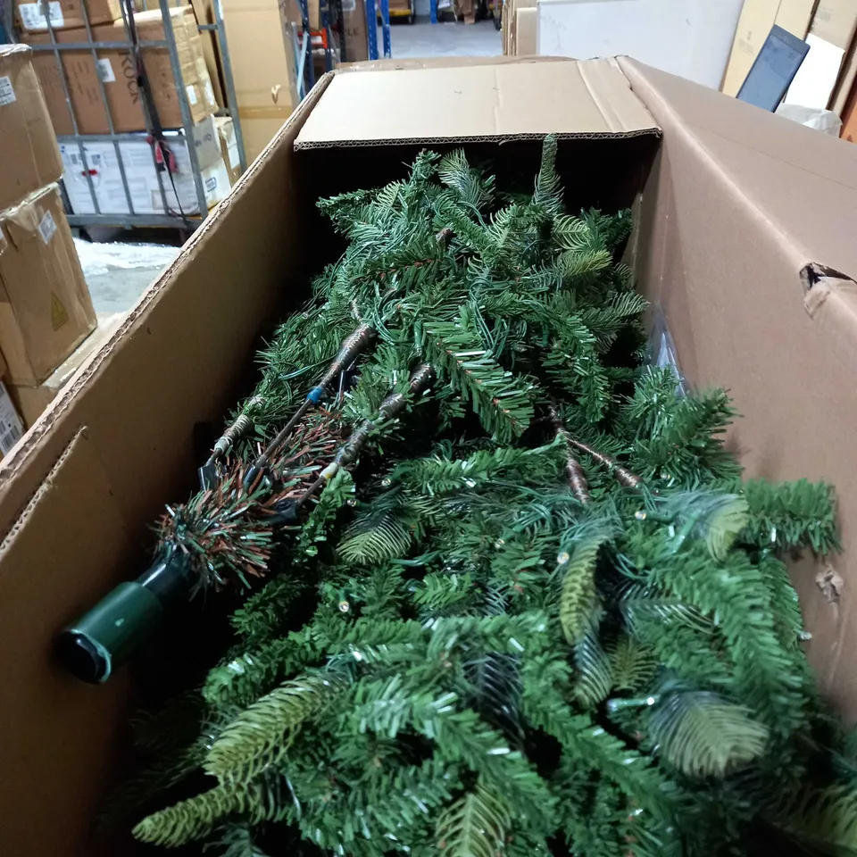 7FT FRASER FIR UPSWEPT PRE LIT MIXED