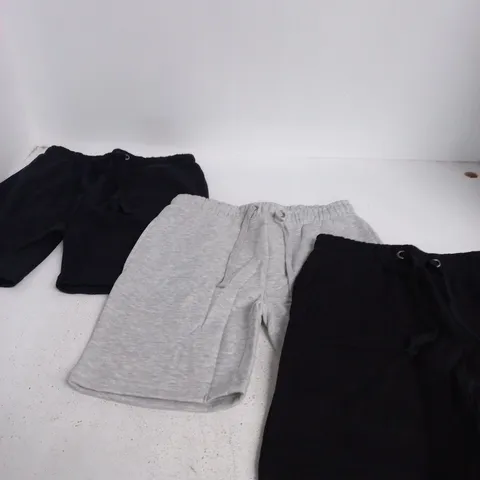 FRENCH CONNECTION MEN'S SHORTS β SET OF 3 (BLACK, GREY & NAVY) β SIZE M