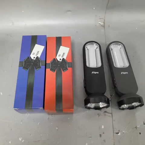 BOX OF 4 FLIPO FLASH LIGHTS