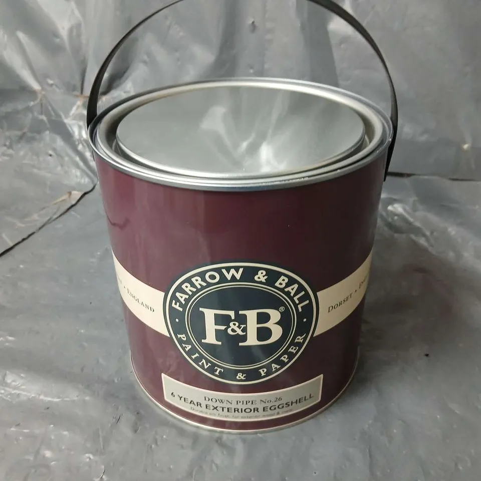 FARROW & BALL 6 YEAR EXTERIOR EGGSHELL PAINT (2.5L) - COLLECTION ONLY