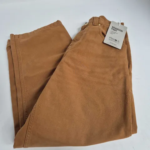 CARHARTT BRANDON PANTS IN TOFFEE - SMALL